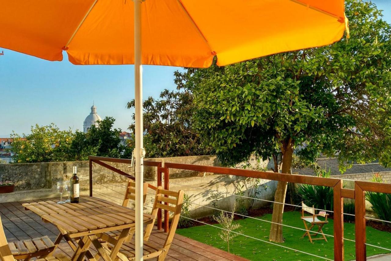 Central 2 Bedroom Apt W/Garden And Pantheon Views Lisboa Exterior foto